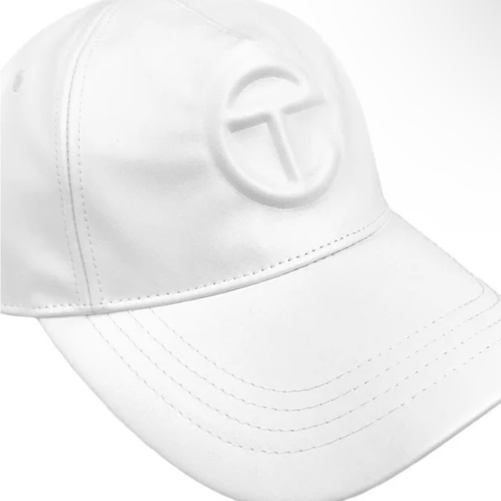 Telfar Logo Embossed Hat - White 
AUTHENTIC